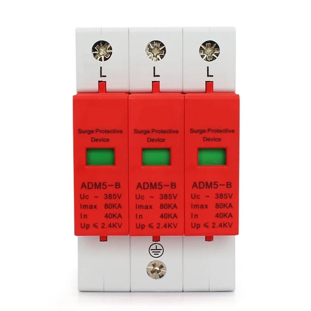 ADM5-B Surge Protectors 80KA 3P 385V Power Surge Protective Device 1Pcs