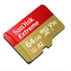 SanDisk 64GB Extreme MicroSDXC UHS-I Card Compatible with GoPro Hero (2024) and Hero 13 Action Cameras SDSQXAH-064G-GN6MN - Bundle with (1) Everything But Stromboli MicroSDXC Reader view 3