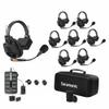 Saramonic WiTalk9-7S 7-Person 1.9GHz Full-Duplex Wireless Intercom System with 500m Range, expandable to 30 Users, 14 Batteries, 10-Bay Charger & Deluxe Case view 1