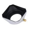 39mm Lens Hood, Professional Vintage Style Metal Digital Camera Lens Hood for 39mm Camera Lens, Silver view 1
