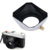 39mm Lens Hood, Professional Vintage Style Metal Digital Camera Lens Hood for 39mm Camera Lens, Silver view 2
