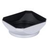 39mm Lens Hood, Professional Vintage Style Metal Digital Camera Lens Hood for 39mm Camera Lens, Silver view 4