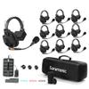Saramonic WiTalk9-9S 9-Person 1.9GHz Full-Duplex Wireless Intercom System with Single-Ear Headsets, 500m Range, Expandable to 30 Users, Includes 18 Batteries, 10-Bay Charger, and Deluxe Carry Case view 1
