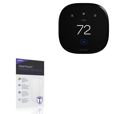 BoxWave Screen Protector Compatible with Ecobee EB-STATE6L-01 - ClearTouch ImpactShield (2-Pack), Impenetrable Screen Protector Flexible Film