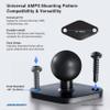 ARKON Mounts RoadVise Clamp Mount with Metal Diamond Mount Plate | Heavy Duty Clamp Mount with Ballhead | Desk Table Mount | Clamp Arm for Chairs, and Poles | Tough Clamp Base view 4