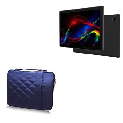 BoxWave Case Compatible with Vortex CMG101 - Quilted Carrying Bag, Soft Synthetic Leather Cover w/Diamond Design - Navy