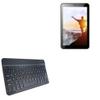BoxWave Keyboard Compatible with Vortex TAB8 - SlimKeys Bluetooth Keyboard, Portable Thin with Chiclet-Style Keys - Jet Black view 1