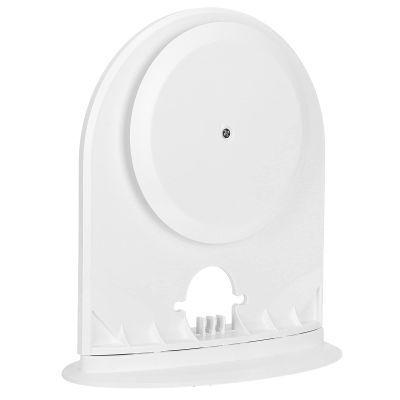ChengyuWei Universal Wall Mount Speaker Stand with Cable for Living Room and Garage (White)