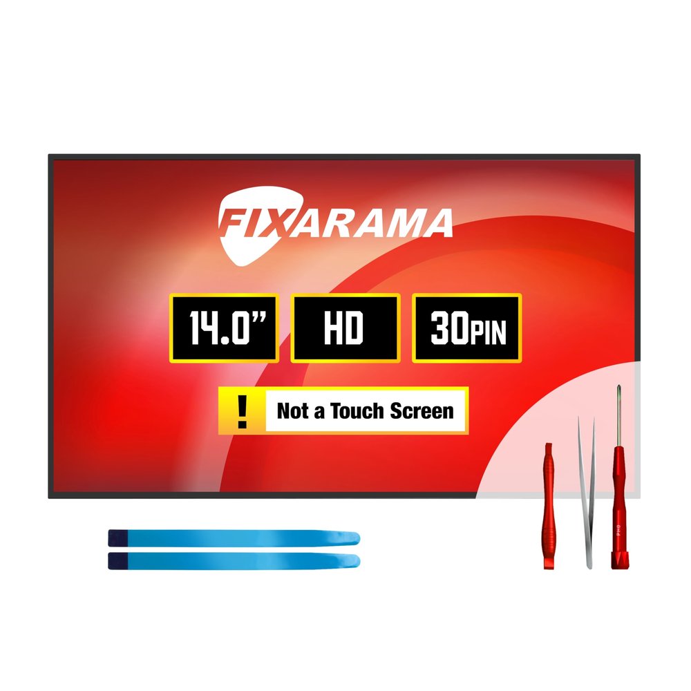 FIXARAMA Screen Replacement for CMO N140BGE-E54 REV.C1 Grade A+ Matte HD 30pin Non-Touch 14.0" LED LCD Display with Tools Tape