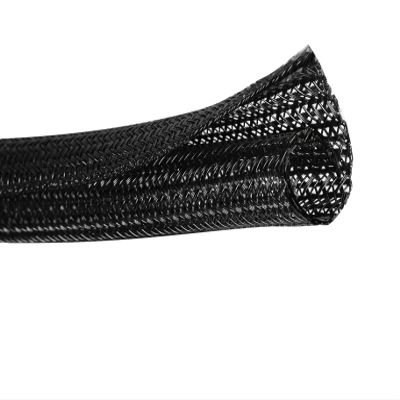 10ft - 1/4 inch Cord Protector Wire Loom Tubing Cable Sleeve Split Sleeve for USB Cable Power Cord Audio Video Cable - Management for TV Computer - Protect Cat from Chewing Cords - Black