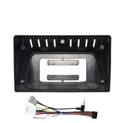 Carbon Fiber Car Center Console Air Vent Condition 2 DIN 9 Inch Car Frame Facia Adapter Android Radio Audio Dash Fitting Panel Kit/Fit For Nissan Murano 2004-2008 Car Stereo Dash Radio Fascia Kit Ins