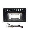 Carbon Fiber Car Center Console Air Vent Condition 2 DIN 9 Inch Car Frame Facia Adapter Android Radio Audio Dash Fitting Panel Kit/Fit For Nissan Murano 2004-2008 Car Stereo Dash Radio Fascia Kit Ins view 1