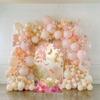 Aerdce Floral Fantasy Fairy Tale Wonderland Arch Backdrop Cover Castle Theme Stretchy Arched Stands Covers for Princess Birthday Party Decoration(Only Cover) view 4