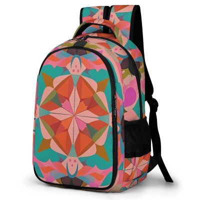 RKJVB Travel Backpack for Women Men Colorful Bohemian Patterns Laptop Backpack Large Bookbag Computer Bag for Hiking