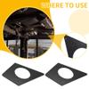 AUTOVIC for Can Am Defender 2017-2025 Fits 6.5" Speakers Adaptors Roof Mount Mounting Hardware Kit view 2
