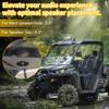 AUTOVIC for Can Am Defender 2017-2025 Fits 6.5" Speakers Adaptors Roof Mount Mounting Hardware Kit view 4