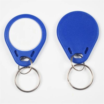 10pcs/Lot 125Khz Proximity RFID EM4305 T5577 Smart Card Read and Rewriteable Token Tag Keyfobs Keychains Access Control(Blue)