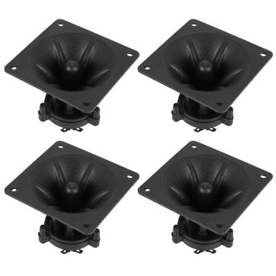 BTuregsau 4Pc Tweeters Piezoelectric Tweeter Loudspeaker Ceramic Buzzer Treble Square Audio Speaker