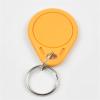 100pcs/Lot 13.56MHz IC M1 S50 Keyfobs Tags Access Control RFID Key Card Token Attendance Management Keychain ABS Waterproof(Yellow) view 2