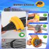 Hixeto Wire Comb Kit, Network Cable Management Tool Set, Network Tools for Comb Data Cables or Wires, Cable Management Comb and Ethernet Cable Wire Comb Organizer Tool view 4