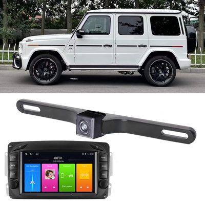 7 inch GPS Navigatio for Car,Carplay&Android Car Radio +Trunk Handle Rear View Camera Replacement for Mercedes- Benz G-Class W463 G36 G55AMG G270 G300 G320 G400 G500 2004/06-2024/12