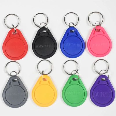 100pcs/Lot 125Khz RFID Proximity EM ID Token Tags Key Keyfobs for Access Control Time Attendance Card(Red Color)