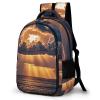 RKJVB Travel Backpack for Women Men Huge Rain Clouds Laptop Backpack Large Bookbag Computer Bag for Hiking view 1
