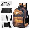 RKJVB Travel Backpack for Women Men Huge Rain Clouds Laptop Backpack Large Bookbag Computer Bag for Hiking view 4