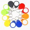 10pcs/Lot 125Khz Proximity RFID EM4305 T5577 Smart Card Read and Rewriteable Token Tag Keyfobs Keychains Access Control(Grey White) view 2