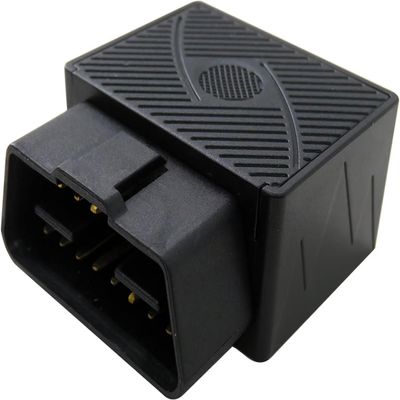 GPS Tracker with OBDII Interface Plug and Play for Cars Trucks Fleets - Real-time Tracking/History Track Storage/Vibration Alarm/Geo-fence/Over-speed Alarm/No Monthly Fee for APP