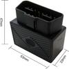 GPS Tracker with OBDII Interface Plug and Play for Cars Trucks Fleets - Real-time Tracking/History Track Storage/Vibration Alarm/Geo-fence/Over-speed Alarm/No Monthly Fee for APP view 2