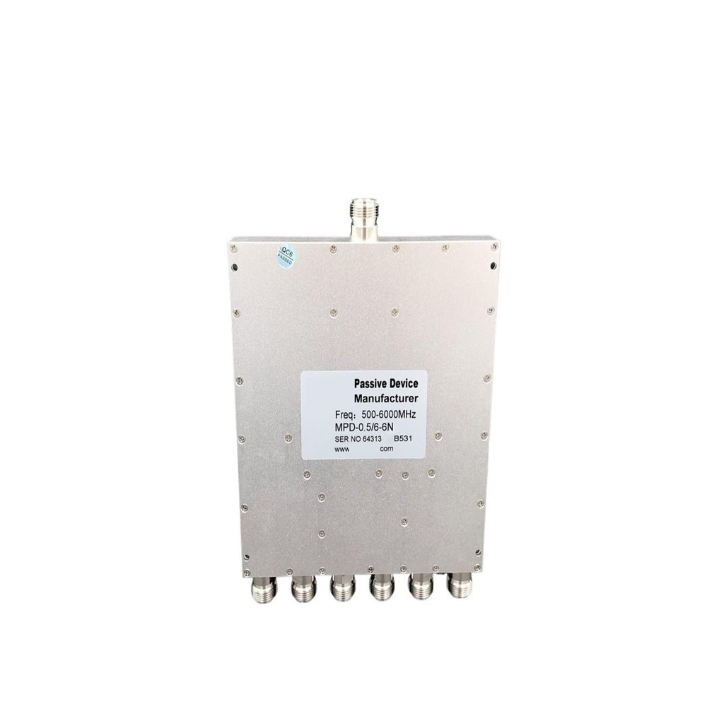CHUNYE Power Divider N Head 500-6000M RF Microstrip Six-Way Power Splitter Power Splitter with Router A Six 0.5-6G