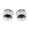 1/4 10 Inch Opener Polished Aluminum Alloy Universal Loading Device Nab Hub Adapter for Studer for Akai for Teac 2pcs (Silver) view 2
