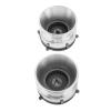 1/4 10 Inch Opener Polished Aluminum Alloy Universal Loading Device Nab Hub Adapter for Studer for Akai for Teac 2pcs (Silver) view 3