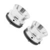 1/4 10 Inch Opener Polished Aluminum Alloy Universal Loading Device Nab Hub Adapter for Studer for Akai for Teac 2pcs (Silver) view 4