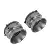 1/4 10 Inch Opener Polished Aluminum Alloy Universal Loading Device Nab Hub Adapter for Studer for Akai for Teac 2pcs (Grey) view 2