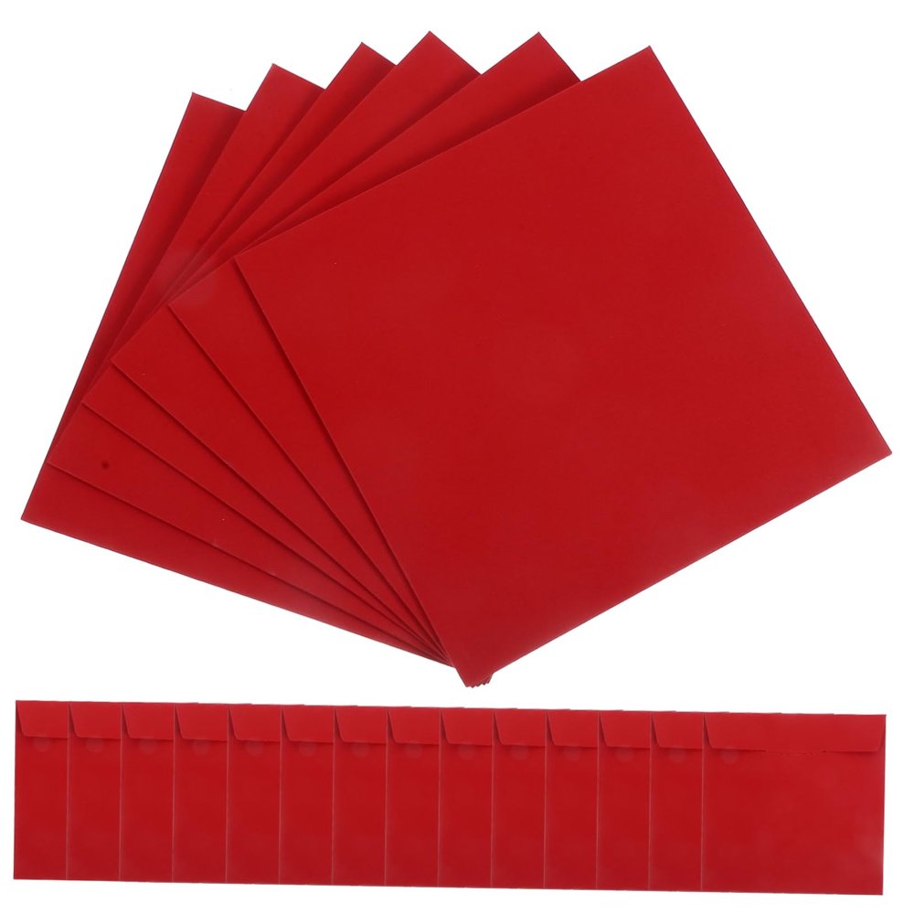 ULDIGI DVD Envelopes Kraft Paper Storage Sleeves Sleeves Cardboard for Blank and Movie Collection