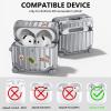 KOREDA Compatible with AirPods 4 Case Cover, Funny Suitcase Design Case for Airpods 4th Generation 2024, Cute Fashion Protective Hard Case with Cleaner Kit & Keychain (Silver) view 2
