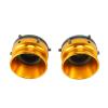 1/4 10 Inch Opener Polished Aluminum Alloy Universal Loading Device Nab Hub Adapter for Studer for Akai for TEAC 2pcs (Gold) view 2