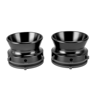 1/4 10 Inch Opener Polished Aluminum Alloy Universal Loading Device Nab Hub Adapter for Studer for Akai for Teac 2pcs (Black)