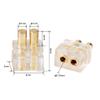 SOUNDLINK IEM Earphone 2 Pin Female Socket Jack Connector Pin Diameter 0.78 mm (2 pcs/lot) view 2