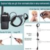 Retevis RT68 Walkie Talkies(6 Pack) Bundle with Six Way Charger(2 Pack) with Earpiece, Portable FRS Two-Way Radios Rechargeable, with 6 Way Multi Unit Charger, Hands Free view 3