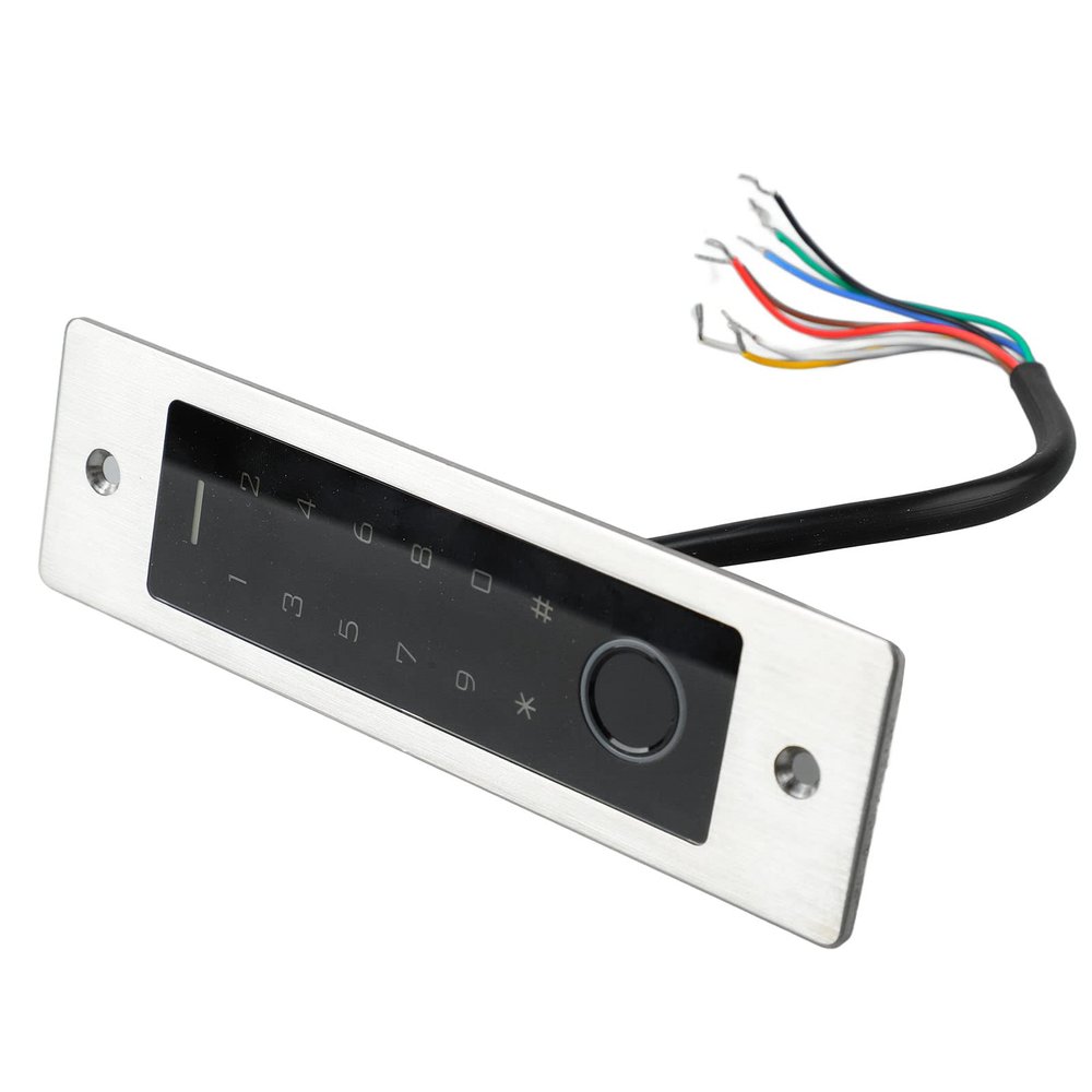 Card Access Control Machine with Backlit Keyboard Embedded Touch Fingerprint Password Access Control System