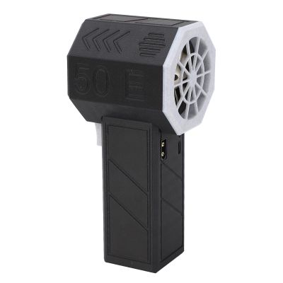 Electric Dust Blower, Cordless Brushless 12000RPM Stepless Speed Air Cleaning Fan with 800g Thrust 4000mAh Rechargeable Type C Dry Blower for Outdoor Home Black White 50mm