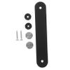 RORPOIR Leather Cabinet Pulls Soft Flexible Drawer Handles for Easy Installation Brushed Black Design for Wardrobes Cabinets and Dressers Furniture Accessories view 1
