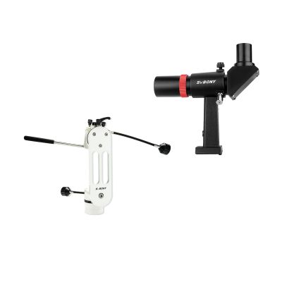 SVBONY SV225 Alt-Azimuth Mount Bundle with SV182 6x30 Finder Scope for Astronomy Telescope