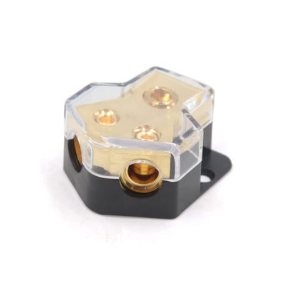 PDOLIGBDN Audio AGU Style 1 in 2 Out Circuit Breaker Fuse Holder Amplifier for Auto Car