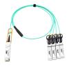 OPSTRAN 40G QSFP+ to 4 x 10G SFP+ Active Optical Breakout Cable Compatible with Extreme 10GB-4-F05-QSFP 5m (16ft) view 1