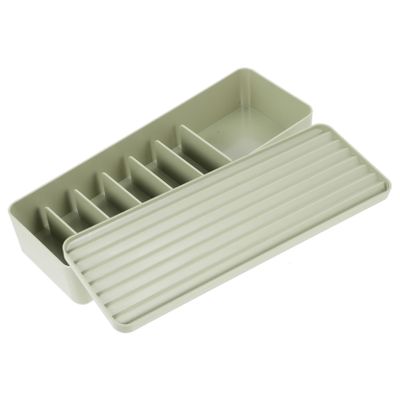 Angoily Desktop Wire Organizer Box with Lid Durable Plastic Cable Storage for Home and Office Multi-Compartment Design for Wire Management Keeps Cords Clean and Tidy