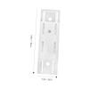 Angoily 10pcs Abs Wall Mounted Holder Punch Extension Fixer for Home Office Self-Adhesive Storage for Power Strips Routers and More White view 3